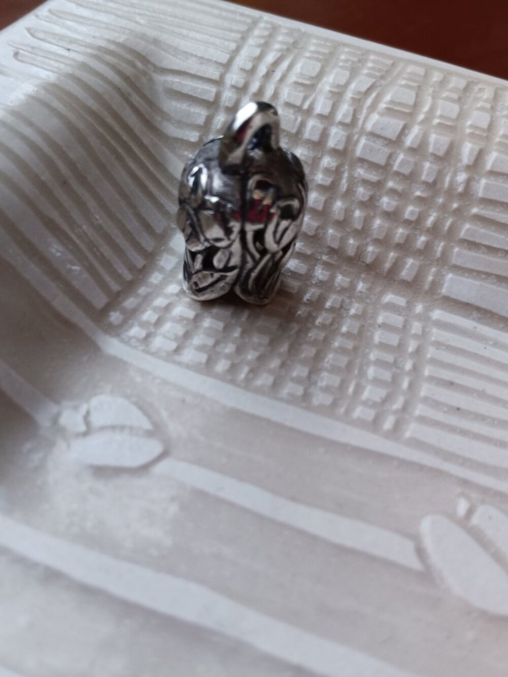 Sterling Silver Calla Lily Flower Embossed Pendant by Jose Balli New Orleans - Picture 3 of 13